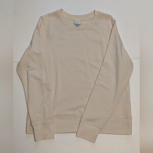 a new day Women's Cream Crewneck Sweater